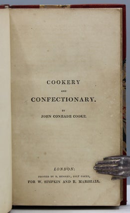 Cookery and Confectionary.