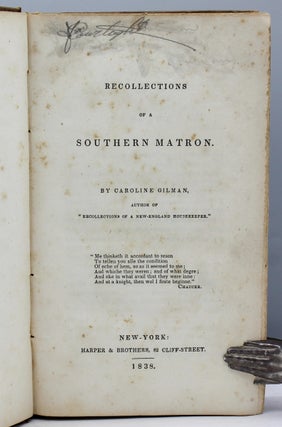 Recollections of a Southern Matron.