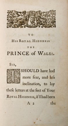 Letters from an Old Man to a Young Prince, with the Answers. Translated from the Swedish [by John Berkenhout]...