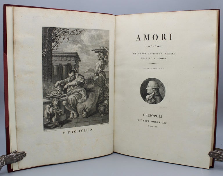 Item #16774 Amori. Giambattista Bodoni, printer, Ludovico Vittorio Savioli.