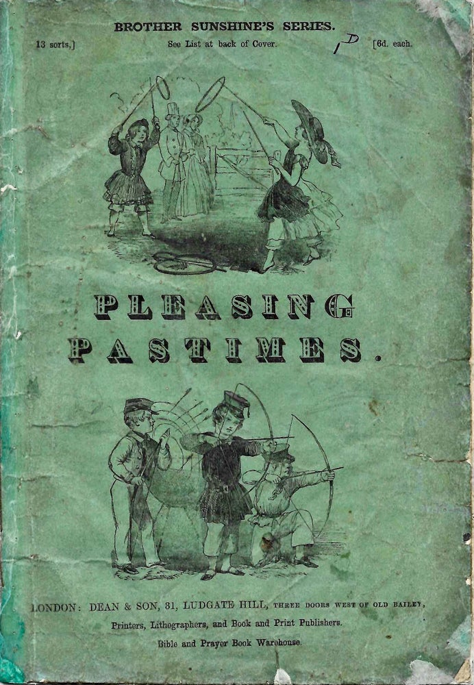 Item #16823 Pleasing Pastimes. Children's books.