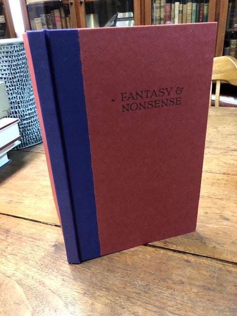 Item #16831 Fantasy and Nonsense. Illustrated with wood engravings by Berrot H. Hubrecht. James Whitcomb Riley.