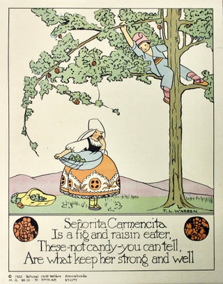 Item #16851 [ Nursery Rhymes for Healthy Habits Posters..]. Mary S. Haviland, Fanny L. Warren
