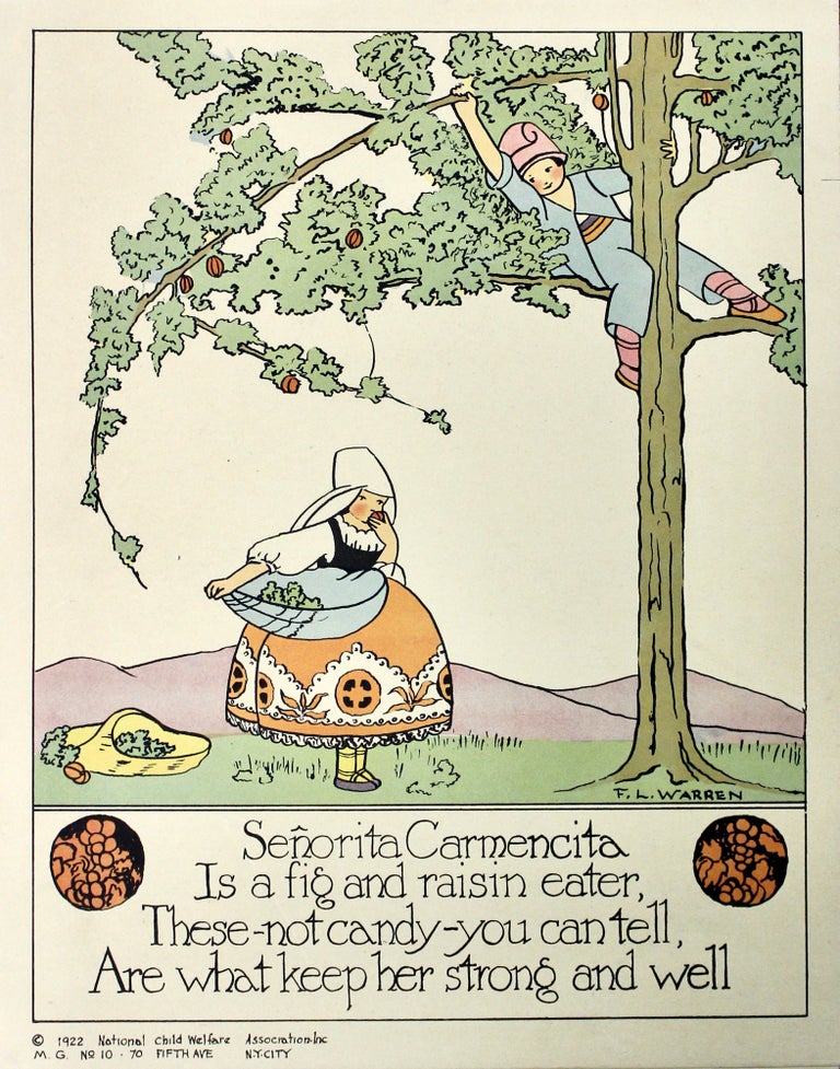 Item #16851 [ Nursery Rhymes for Healthy Habits Posters..]. Mary S. Haviland, Fanny L. Warren.