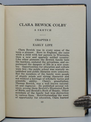 Democratic Ideals. A Memorial Sketch of Clara B. Colby.