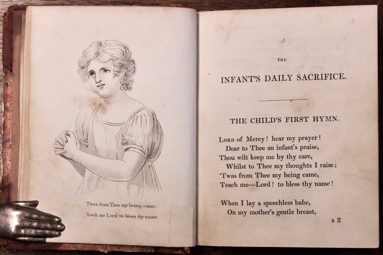 Item #16901 The Infant’s Daily Sacrifice. A book of short hymns for children. [By Cousin Clara.]