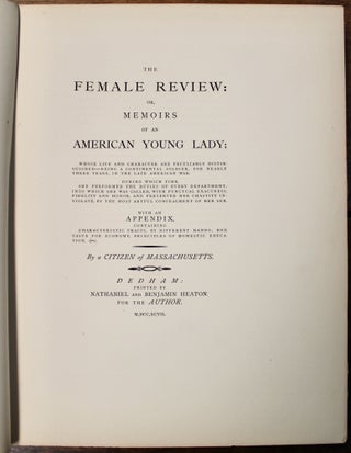 The Female Review: Life of Deborah Sampson, the Female Soldier in the War of Revolution. With an introduction and notes by John Adams Vinton.