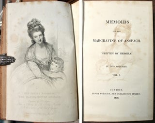 Item #16956 Memoirs of the Margravine of Anspach. Written by herself. Elizabeth Craven