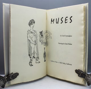 Item #16976 Muses. Drawings by Gene Holtan. Sunflower Press, Carol Cunningham