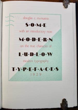 A Ludlow Anthology. 