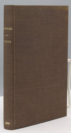 Item #17015 The Epistles of Clio and Strephon: Being a Collection of Letters that passed between...