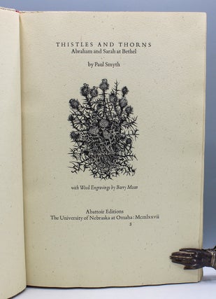 Item #17067 Thistles and Thorns: Abraham and Sarah at Bethel. With Wood Engravings by Barry...