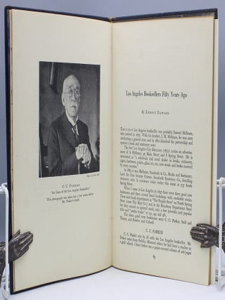 Item #17083 “Los Angeles Booksellers Fifty Years Ago,” In The Quarterly Historical Society of...