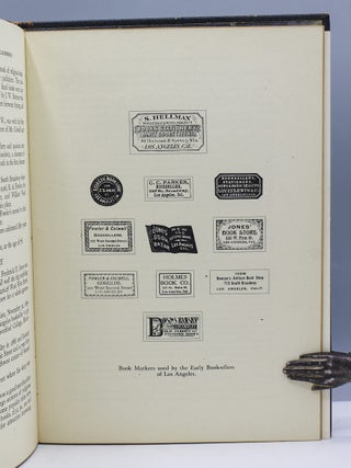 “Los Angeles Booksellers Fifty Years Ago,” In The Quarterly Historical Society of Southern California. Vol. XXIX, No. 2, pp. 85-92.