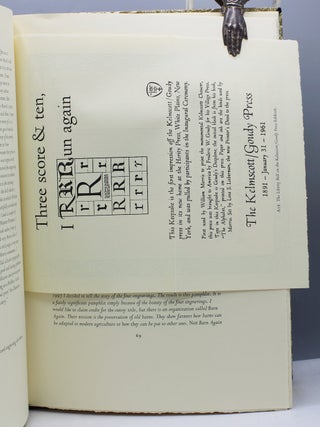 The Yellow Barn Press. A History and Bibliography.; Contributions by Neil Shaver.