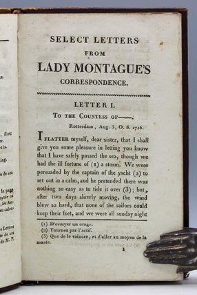 Select Letters from Lady Montague’s Correspondence, for the Use of Young Ladies’ Boarding Schools...