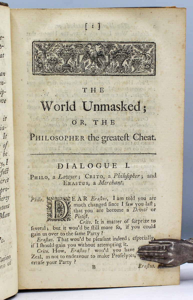 The World Unmask’d; or, the Philosopher the greatest Cheat; in Twenty ...