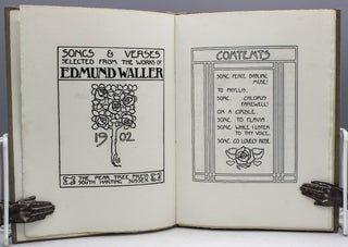Songs & Verses Selected from the Works of Edmund Waller.