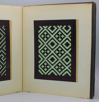 Item #17264 Album of paper weaving samples. Froebel Gifts