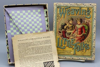 Item #17303 Weaving for the Little Folks. [Froebel Gift activity kit.]. Froebel Gifts