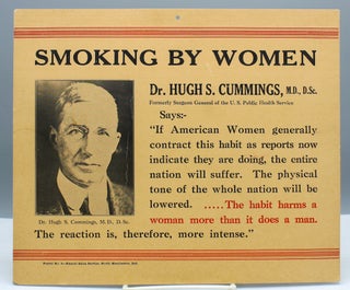 Item #17319 Smoking by Women. [Broadside.]. Women's Health