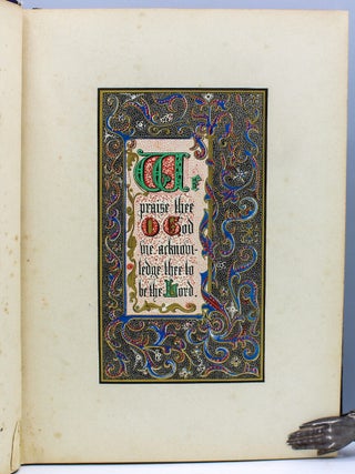Te Deum Laudamus...Chromolithographed by M. & N. Hanhart.