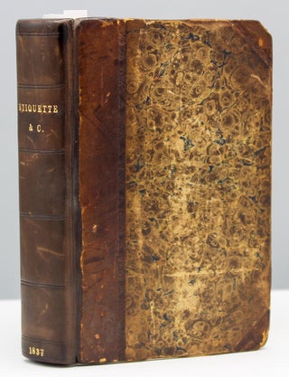 Item #17501 The Philosophy of Manner. By [Asteios]. Glasgow: John Symington & Co., 1837. [Bound...