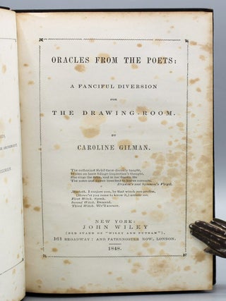 Oracles from the Poets: A Fanciful Diversion for the Drawing Room.