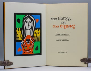 The Lady, or the Tiger? A prelude to The Discourager of Hesitancy. [with:] The Discourager of Hesitancy. An answer to The Lady, or the Tiger? [Illustrations by Walter Bachinski.]