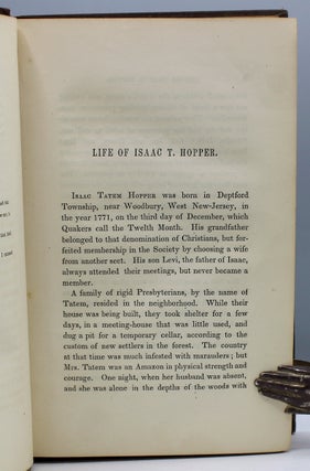Isaac T. Hopper: A True Life.