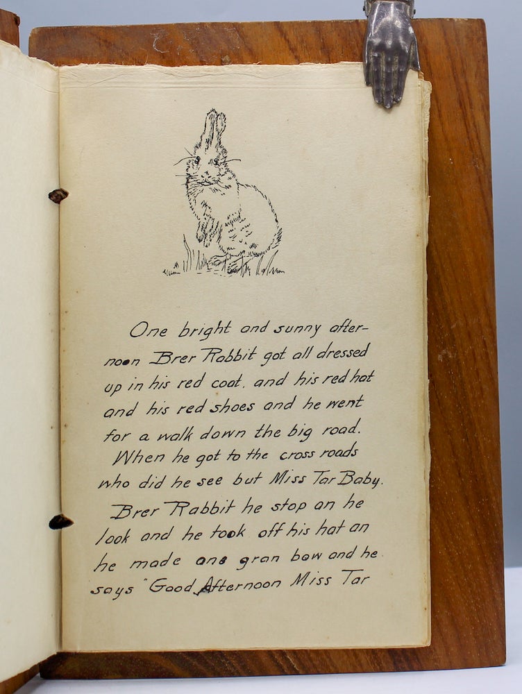 Item #17562 [ Original llustrated manuscript. ] Brer Rabbit and the Tar Baby. Joel Chandler Harris, E. A. Ropes, compiler.