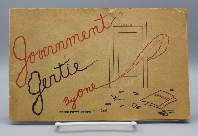 Item #17598 Government Gertie. By One. [Cover title.]. Dorothy Bond, Anne Peterson.