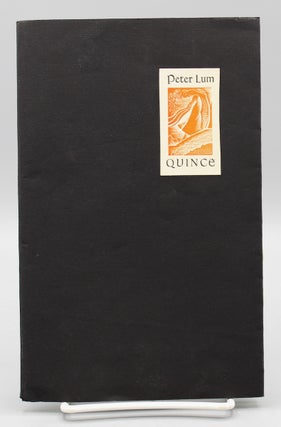 Item #17618 A Late Offering of Quince. Ward Laguna Verde Press. Ritchie