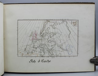 Item #17627 [Manuscript atlas.] First Course of Maps. Convent of the Holy Child Jesus. St....