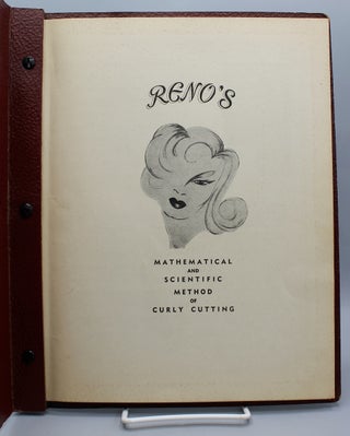 Item #17650 Reno’s Mathematical and Scientific Method of Curly Cutting. Hair styling