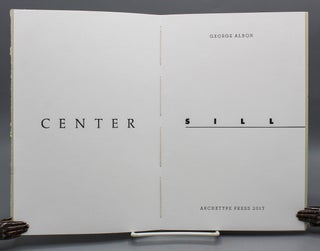 Item #17653 Center Sill. Archetype Press, George Albon
