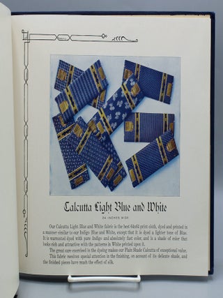 Fabrics we are printing, and How we do it. [Cover title.]