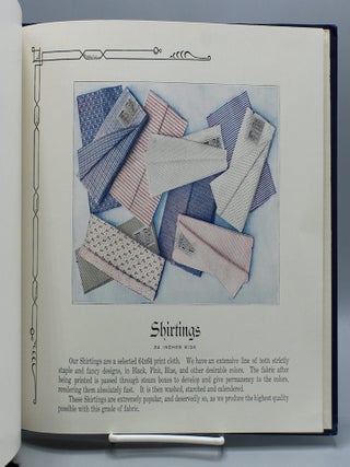 Fabrics we are printing, and How we do it. [Cover title.]