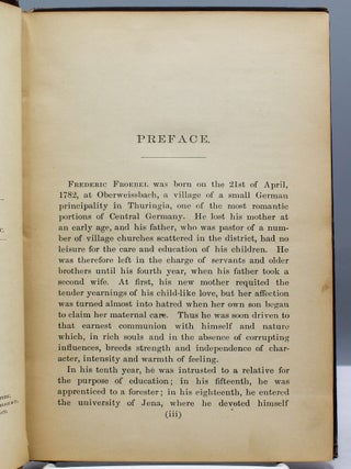 Kindergarten Culture in the Family and Kindergarten: A Complete Sketch of Froebel’s System of Early Education, Adapted to American Institutions for the Use of Mothers and Teachers.