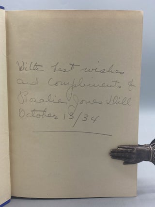The Congressional Cook Book. National and International Recipes. Revised Edition. Forward by Eleanor Roosevelt. Preface by Mrs. Clarence C. Dill. Introduction by Mrs. Ross A. Collins.