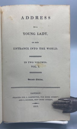 Address to a Young Lady on Her Entrance into the World.