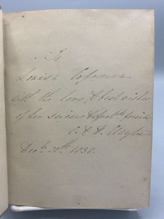 Address to a Young Lady on Her Entrance into the World.