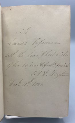 Address to a Young Lady on Her Entrance into the World.