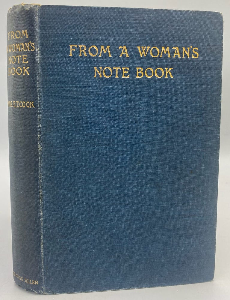 Item #17841 From a Woman&rsquo;s Note-Book. Studies in Modern Girlhood and Other Sketches, Mrs. E. T Cook, Emily Constance.