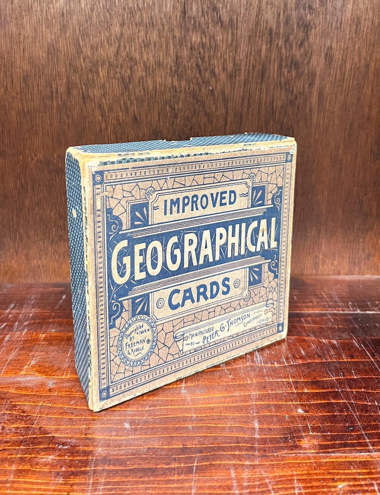 Item #17944 Improved Geographical Cards. J. W Freeman.