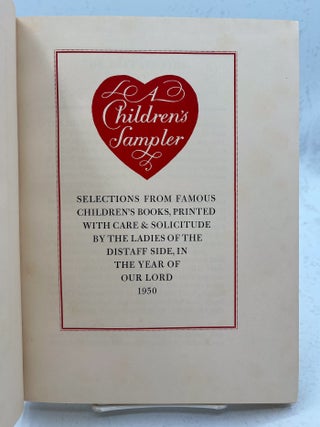 A Children’s Sampler: Selections from Famous Children’s Books.