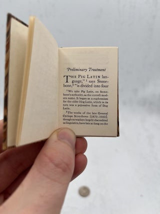 Fleecestreet’s Improved Pig Latin Grammar for Modern Scholars. Adapted from Gen. Cyclops Stonebone’s Four Basic Dialects of Pig Latin by Judge Jason Augustus Fleecestreet.