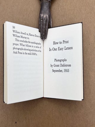 Autobiography of W.M.C. Downey.