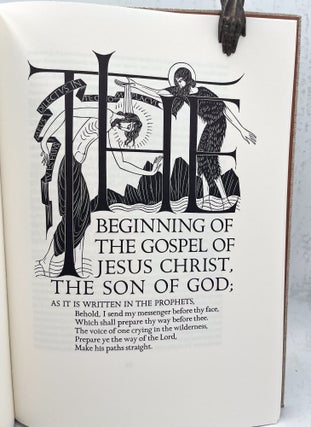 A Typographical Masterpiece: An account…of Eric Gill’s collaboration with Robert Gibbings in producing the Golden Cockerel Press edition of ‘The Four Gospels’ in 1931.