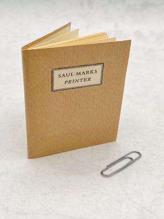 Saul Marks Printer